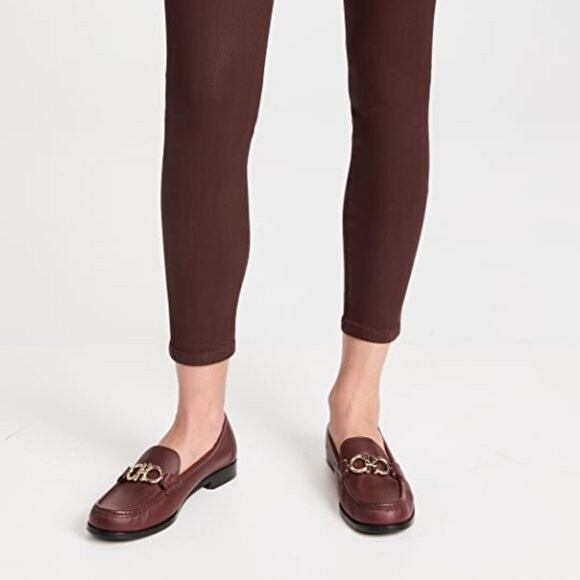 DL1961 Florence Instasculpt Sequoia Ultimate Coated Crop Skinny Ankle Pants 27 - Picture 8 of 15